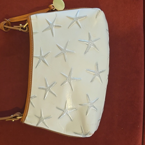 🤍🩶VINTAGE BRAHMIN Silver Atlantic Starfish Mini Shoulder Bag 🩶🤍 - Picture 6 of 10